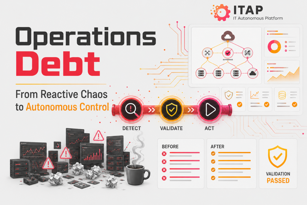 Operations debt caused by fragmented network management tools